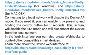 Directions to connect a humidity sensor IoT device to a network